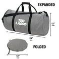 thumbnail image 3 of Ted Lasso Logo Lightweight Duffel Bag for Sports and Gym Packable for Travel, 3 of 5