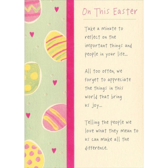 Recycled Paper Greetings Take a Minute Easter Card