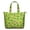 Green, variant on Large Capacity Travel Bag with Seashell and Beach Shell Designs, Lightweight Nautical Weekender Bag for Tropical and Marine Life Trips