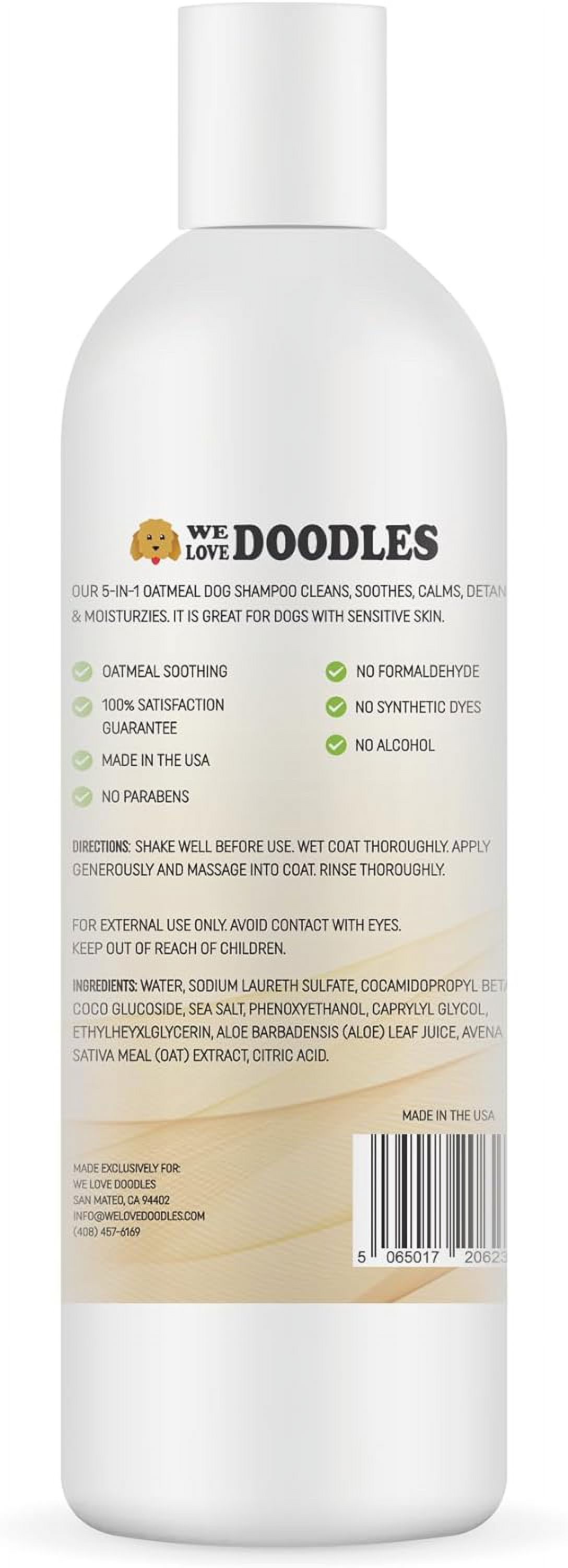 We Love Doodles 5-in-1 Oatmeal Dog Shampoo photo 7