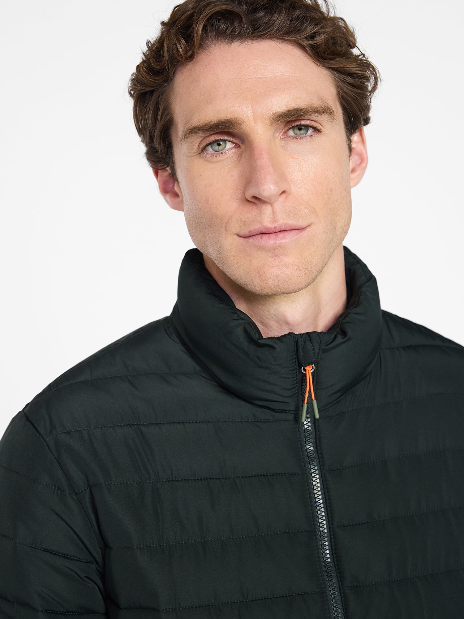 Ozark Trail Men's and Big Men's Puffer Jacket, Sizes S-3XL