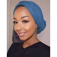 thumbnail image 6 of Hair Wrap for Black Women with Natural Hair Large Stretch Soft Edge Scarves for Braids Dreadlocks Headbands, 6 of 9