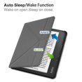 thumbnail image 5 of For Kobo Sage 8" E-reader Released 2021, Soft Tpu Matte Back Cover, Slim Smart Folio Cover With Magnetic Closure And Kickstand - Grey, 5 of 5