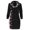 Pink-C, variant on Penkiiy Scarf Dress For Women Dress For Women Plaid Button Collar Drawstring Stitching Tops Tunic Casual Long Sleeve Pullover Shirts Blue Dress