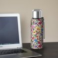 thumbnail image 5 of 20 Oz Pioneer Flower Coffee Tumbler Double Wall Insulated Stainless Steel Water Bottle | Metal Reusable Thermoses Flask with Cup Cap | Leak & Sweat Proof with Anti-Dust Lid, 5 of 7