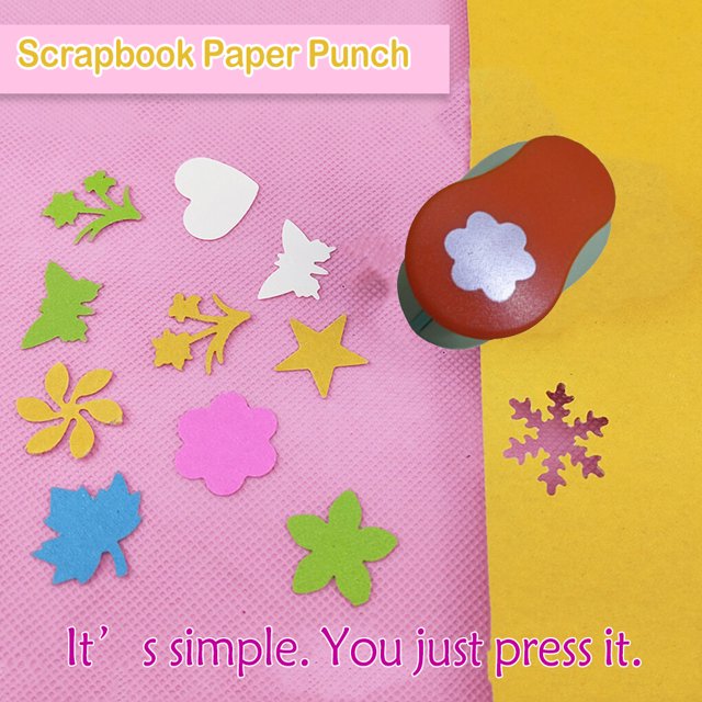 Hole Puncher Paper Punchers Circle Cards Labor-saving Decoration Tool Accessories Easy and Fast Manual Tools Consistent Design six plum blossoms