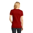 thumbnail image 2 of District Made Women's Short sleeve Cotton V-Neck T Shirts DM1170L, 2 of 6