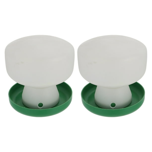 2 unids PET PET Bebida Alimentador Loro Automático Plástico Alimentador Alimentador Aves Suministros