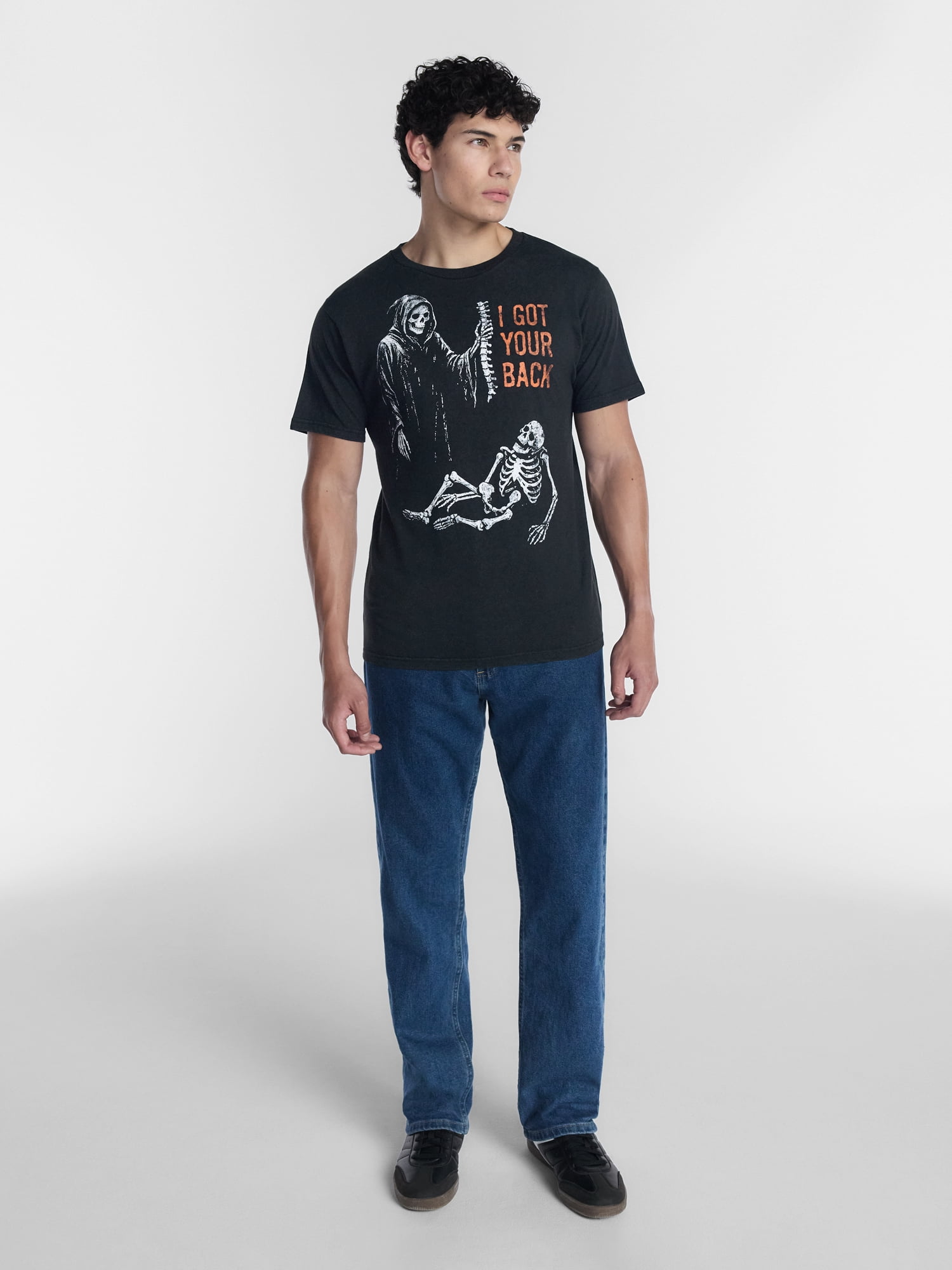 Halloween Men's Back Breaker Graphic Tee from Way to Celebrate, Sizes XS-4XLT