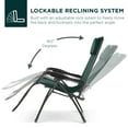 thumbnail image 5 of Best Choice Products Oversized Zero Gravity Chair, Folding Outdoor Patio Recliner w/ Cup Holder - Forest Green, 5 of 8