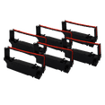 thumbnail image 1 of Zoomtoner Compatible for Star-Micronics MP 200 Star RC700BR (13mm width) Ribbons 6-PACK Black/Red, 1 of 1