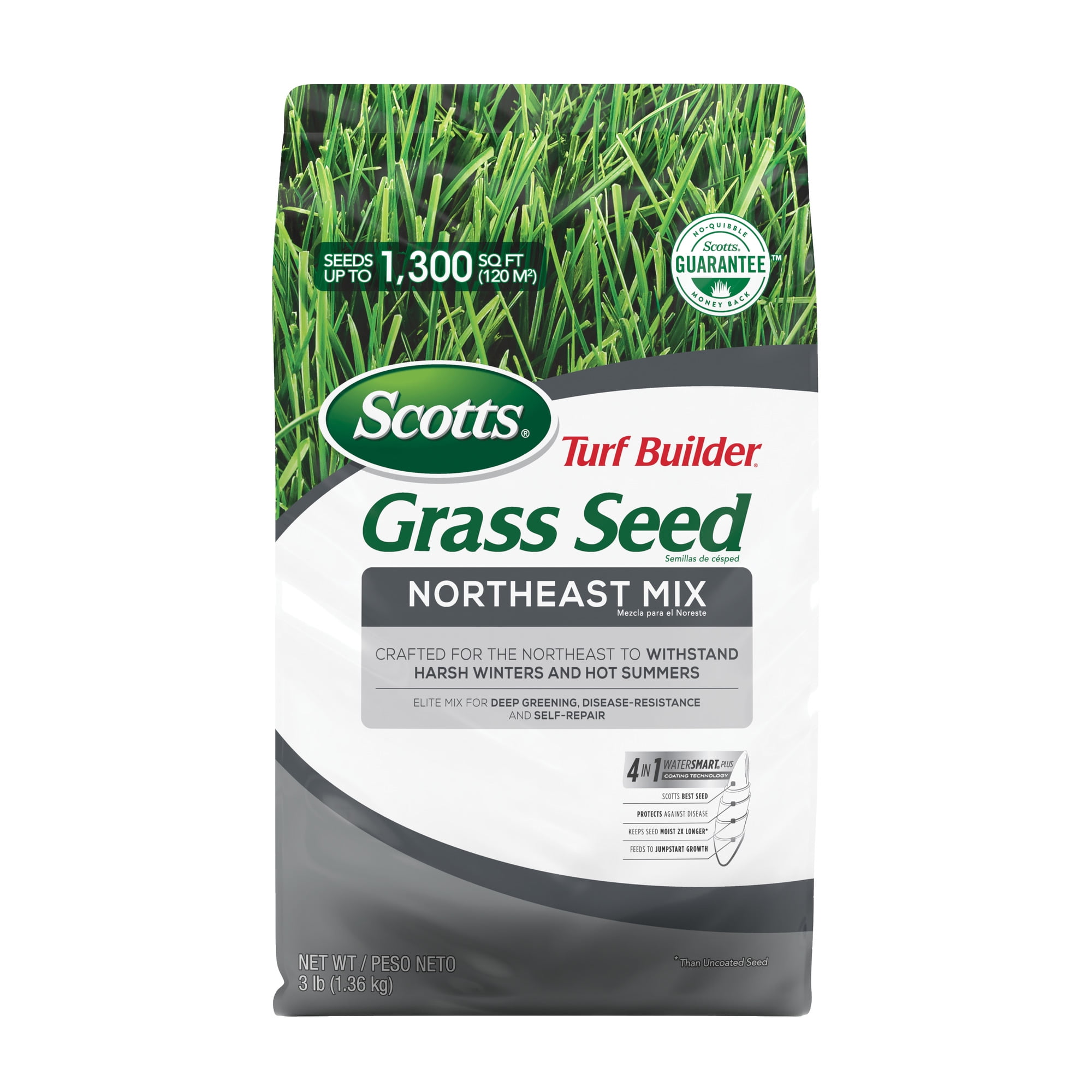 Scotts Turf Builder Grass Seed Northeast Mix, 3 lbs. - Walmart.com