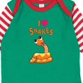 thumbnail image 4 of Inktastic I Love Snakes Boys or Girls Long Sleeve Baby Bodysuit, 4 of 5