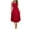 Red, variant on hotojiny Sundresses for Women Boho Spaghetti Strap Beach Vacation Midi Dress Trendy Sleeveless Cutout Ruffle Tiered Flowy A-Line Party Dresses