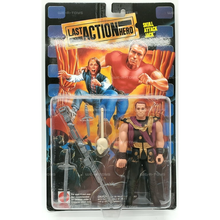Last Action Hero Skull Attack Jack Stunt Figure Mattel 1993