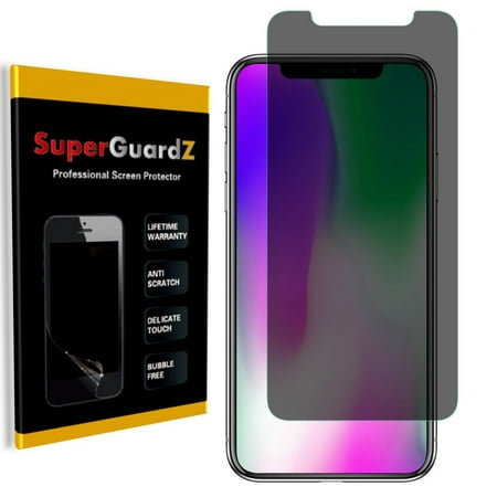 For iPhone XS Max - SuperGuardZ Privacy Anti-Spy Screen Protector, Anti-Scratch, Anti-Bubble, (Best Privacy Screen Protector For Iphone 5s)