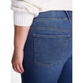 thumbnail image 4 of Terra and Sky Women's Plus High Rise Bootcut Jeggings, Sizes 0X-4X, 4 of 5