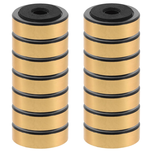 CIMAXIC 20Ud Pies Antivibración Dorados Para Altavoces Almohadillas De Aislamiento Y Reducción Sonido