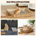 thumbnail image 4 of Cshidworld 5 Pack Large Disposable Litter Box for Cats, Hamster, Guinea Pig Mice Bunny Small Animals, Paper Litter Tray Travel Toilet Cat Litter Box for Indoor Outdoor, Durable and WaterResistant, 4 of 7