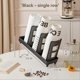 thumbnail image 2 of 2pcs with Bracket Foldable Cup Holder Coffee Shop Cup Rack Black, 2 of 5