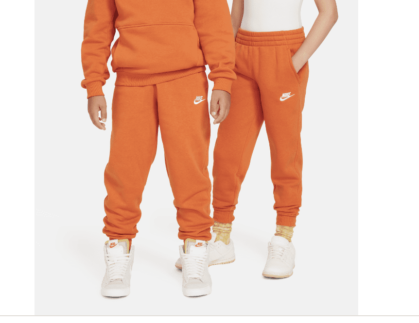 Nike Girls Pink Athletic Joggers Stretch Sweat Pants