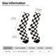thumbnail image 2 of Balery Black and White Checkerboard Calcetas Largas con Estampado para Hombre y Mujer – Suaves y Transpirables, Talla Única (US 5-11), 2 of 6