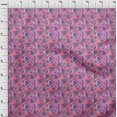 thumbnail image 3 of oneOone Cotton Flex Pink Fabric Batik Craft Projects Decor Fabric Printed By The Yard 40 Inch Wide, 3 of 4