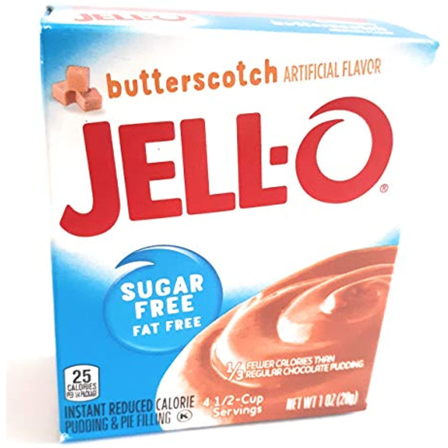 Jell-O Butterscotch Instant Pudding Sugar Free (4-Pack) - Walmart.com