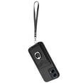 thumbnail image 2 of Wallet Case for Motorola Moto G 5G 2024 / G Play 5G 2024, Stylish Ultra Slim PU Leather Card Slots Ring Stand Wrist Strap Shockproof Protective Thin Lightweight Back Case Cover, Black, 2 of 7