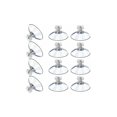thumbnail image 1 of Ventosas de plástico Transparente anticolisión Ventosa Tornillo de goma Tuerca Metal Ventosa fuerte Reemplazo de PVC transparente con tuerca de tornillo Fontainebleau 12PCS, 1 of 5