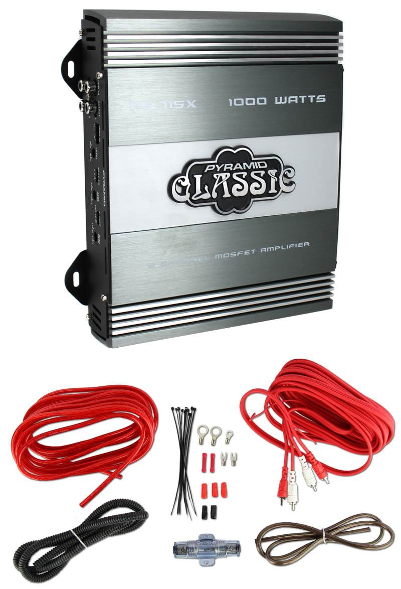 Pyramid PB715X 1000W 2 Channel Car Audio Amplifier Power Amp MOSFET+