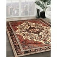 thumbnail image 3 of Ahgly Company Machine Washable Indoor Rectangle Traditional Sand Brown Area Rugs, 8' x 10', 3 of 7