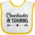 thumbnail image 3 of Inktastic Cheerleader in Training Boys or Girls Baby Bib, 3 of 4