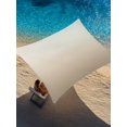 thumbnail image 2 of Sun Shade Sail 8'x10' Beige Brown Rectangle Sun Shade Sails Canopy Waterproof Gradient Colorf Outdoor Sunshades Sand UV Block Cover Shades Cloth for Patio Backyard Garden Deck Porch Lawn, 2 of 9