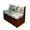 Bohemian Flower Hummingbird, variant on Kuiaobaty Wolf Grey Pattern Anti-Slip RV Dinette Cushions Covers Couch Cushion Slipcovers RV Sofa Seat Slipcovers Sofa Slipcovers Accessories Universal Fit RV Camper Car Bench