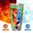 thumbnail image 6 of Vsdgher CROCODILE HEAD 20 Oz Stainless Steel Vacuum Insulated, Travel Mug Coffee Cup for Home, Office, Outdoor Works Great for Ice Drinks and Hot Beverage -Straw Three-piece Set, 6 of 8