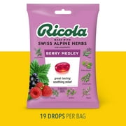 Ricola Throat Drops, Berry Medley, 19 Count