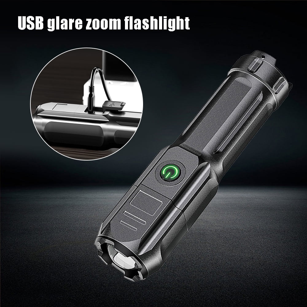 TEQDOT Rechargeable Tactical Flashlight - 990000 Lumens, Zoomable, IPX6 Waterproof, 3 Modes - View #6