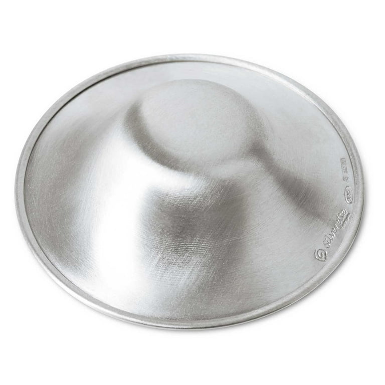 SILVERETTE The Original Silver Nursing Cups, Silverettes Metal Nipple Covers  for Breastfeeding, Nursing Shield, 925 Silver Nipple Cover Guards, Soothe  and Protect Sore Nipples -Made in Italy Regular 