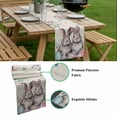 thumbnail image 5 of Bunny Easter Table Runner - 108 Inch Long, Kitchen Dining Table Runner Dresser Scarves, Eucalyptus Leaves Spring Floral Eggs Rustic Farmhouse Decor for Coffee Tables Wedding Party Banquet, 5 of 8