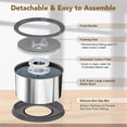 thumbnail image 5 of 6.5L Dog Water Bowl 1.6 Gallon Super Large Capacity No Spill Dog Water Bowl,Stainless Steel Spill Pr, 5 of 5