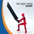 thumbnail image 5 of Toy Mobile Doll Set, 3D Printed Titan Robot Mobile Doll, Posable Mobile Doll, Suitable For Collectors, Desktop Decoration, 5 of 5