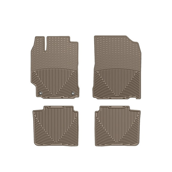 WeatherTech All-Weather Floor Mats compatible with 2012-2013 Toyota Camry - 1st & 2nd Row, Tan