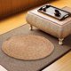 thumbnail image 4 of Tatami de paja Cojín Asiento Alfombra de piso Decoración Almohada Futón de piso transpirable para jardín Práctica de yoga Oficina de Diámetro 60cm Baoblaze Cojín de asiento de piso, 4 of 8