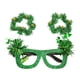 thumbnail image 2 of Gafas de Sol Verdes con Tréboles Del Día de San Patricio, Montura Festiva para Fotos y Celebraciones., 2 of 6