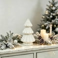 thumbnail image 2 of Clearance Wicker Rattan Christmas Tree, Hand Woven Christmas Tree, Christmas Decoration Gift for Mantel Fireplace Home (White), 2 of 6