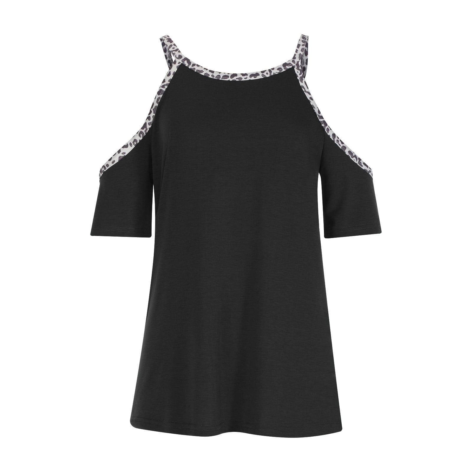 black cold shoulder top asda