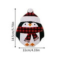 thumbnail image 3 of Gupgi Christmas Cookie Tins with Lids Cute Santa Snowman Gingerbread Penguin Metal Tins Jars for Gift, 3 of 8