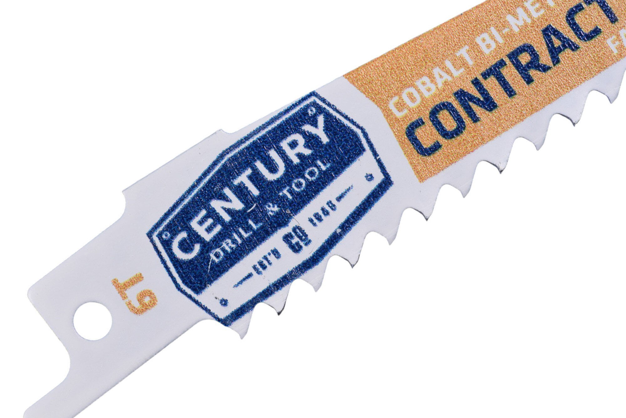 Century Drill & Tool 07706 6" Contractor Series Bi-Metal Reciprocating Saw Blade, 6T, 25 Pack