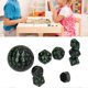 thumbnail image 2 of 15pcs D3‑D100 Polyhedral Dice Set 3 Sides to 100 Sides Conjuring Dice Rolling KitsGreen, 2 of 3